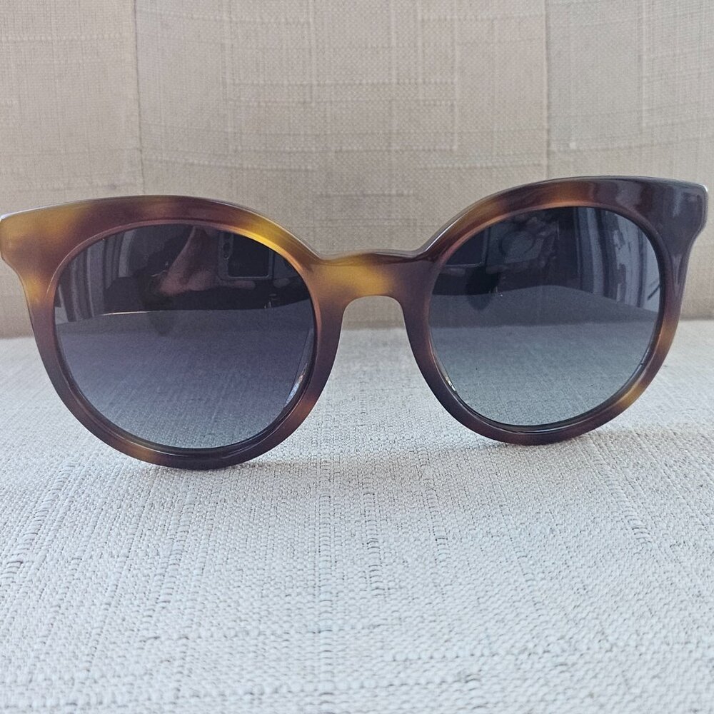 Jimmy Choo Ladies Vivy Havana Sunglasses Round Full Rim Shades - Picture 4 of 16